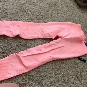 Pink leggings!
